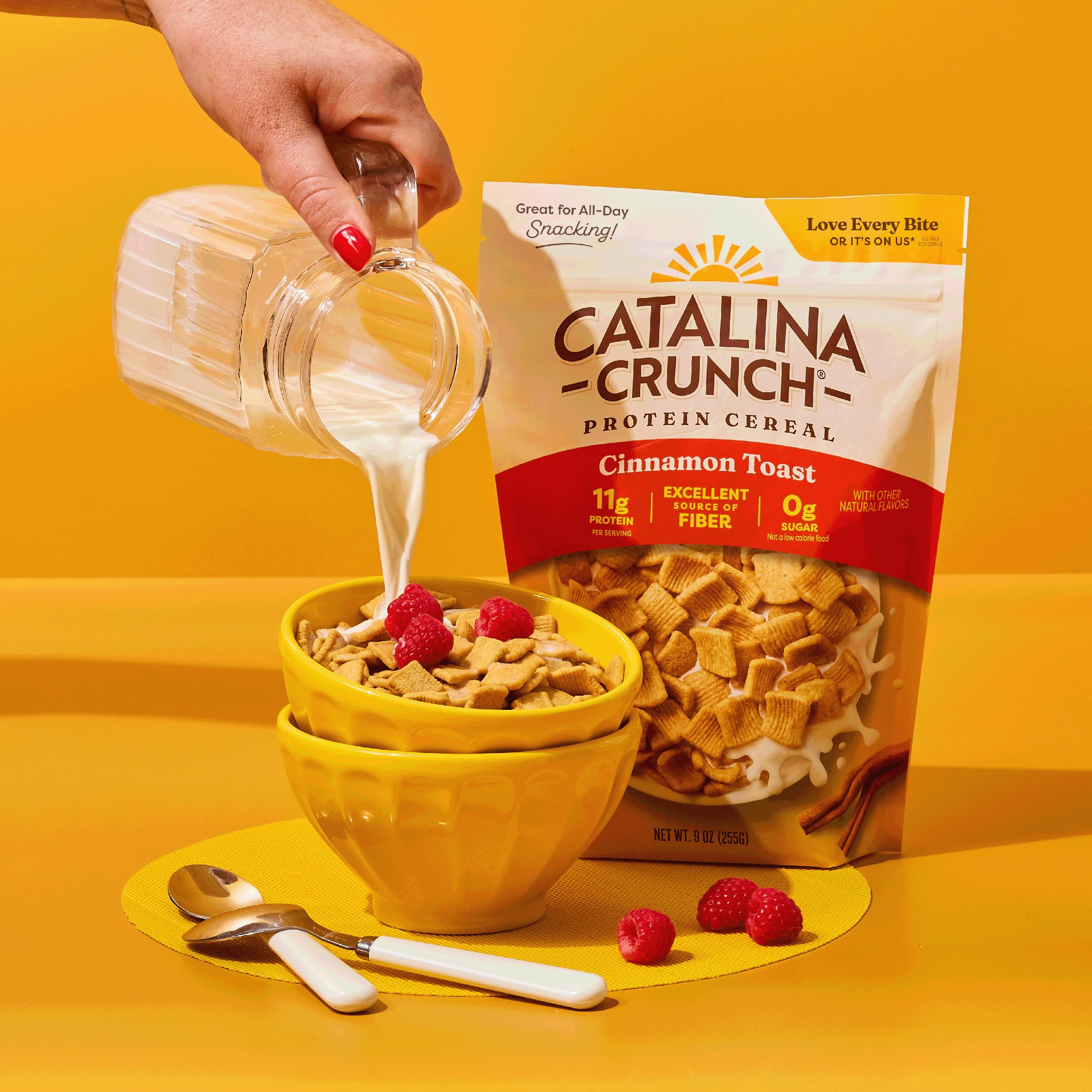 Amazon.co.jp: Catalina Crunch Cinnamon Toast Keto Cereal 4 Pack